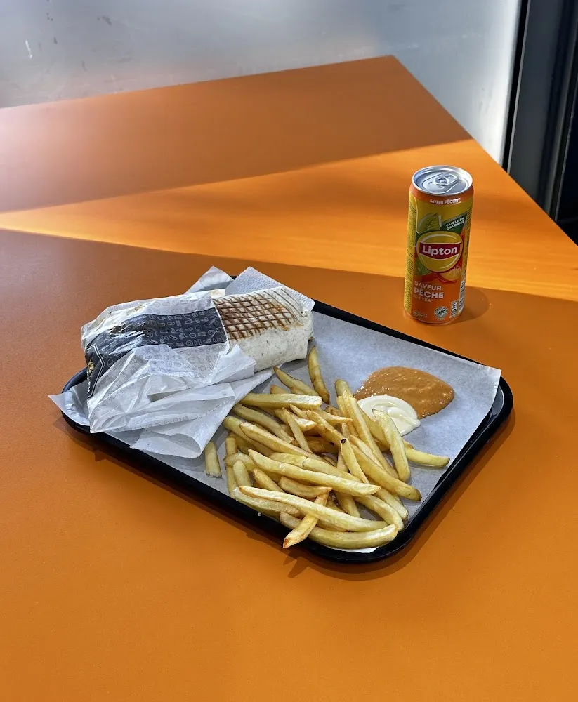 Tacos Frites Boisson Viande Au Choix